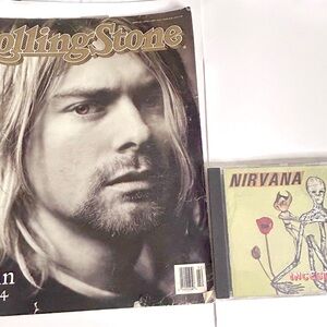 Rolling Stone Kurt Cobain Tribute Magazine(683) + Used Nirvana “Incesticide” CD